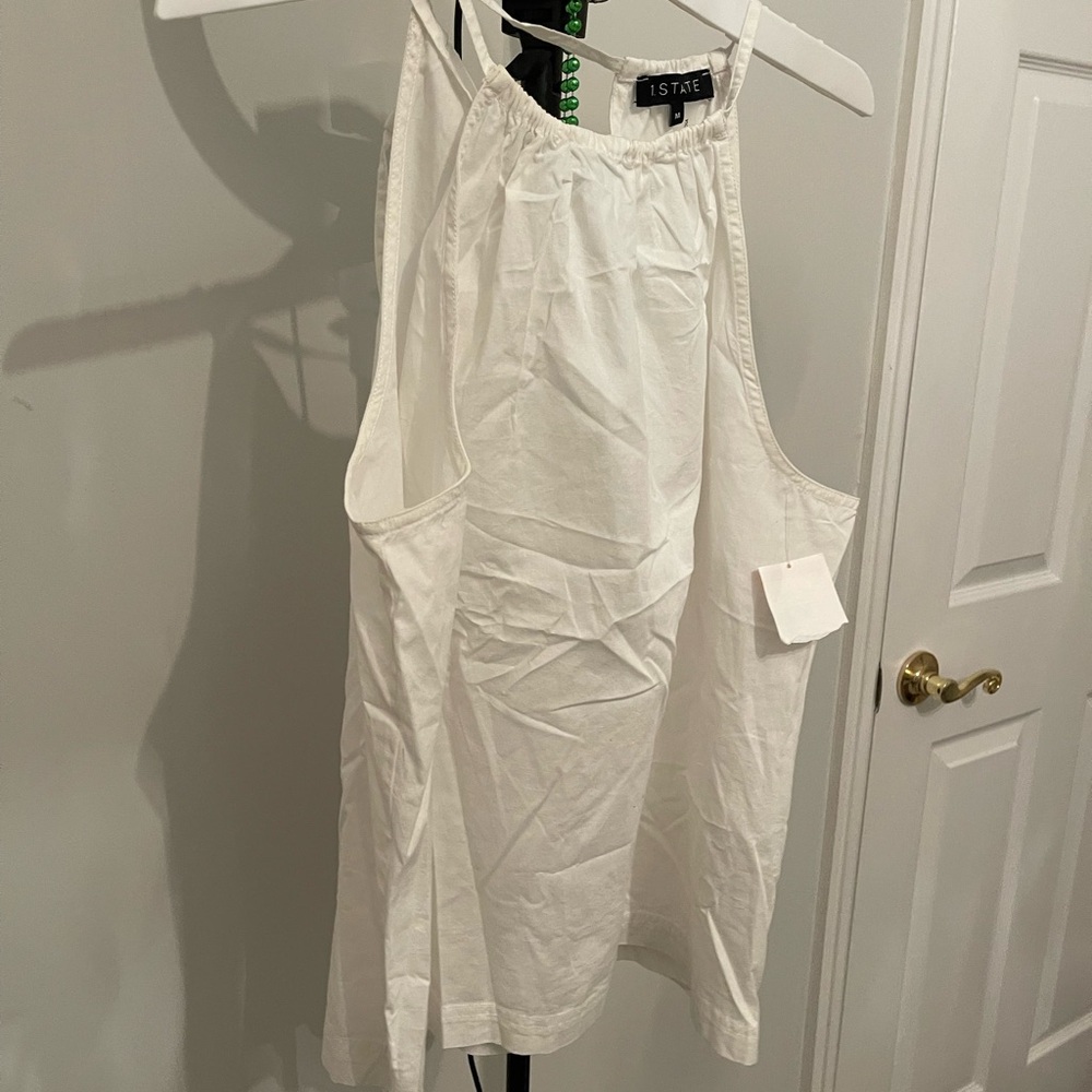 1. State Women's Cream Halter Top